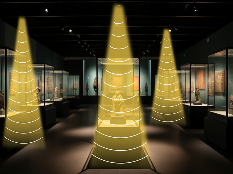 博物館場(chǎng)景應(yīng)用定向音箱