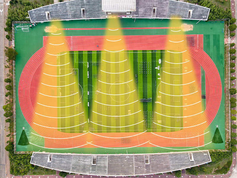 學(xué)校操場使用定向音箱