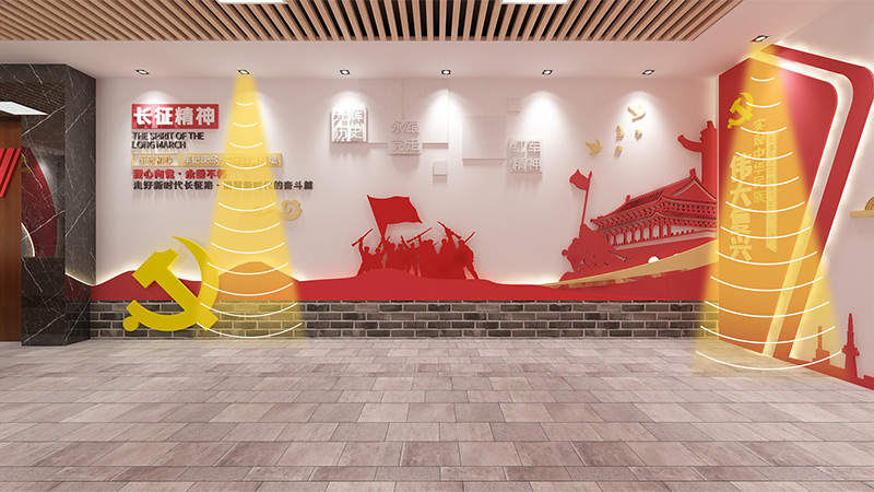 黨建活動室定向音箱定向發(fā)聲示意圖