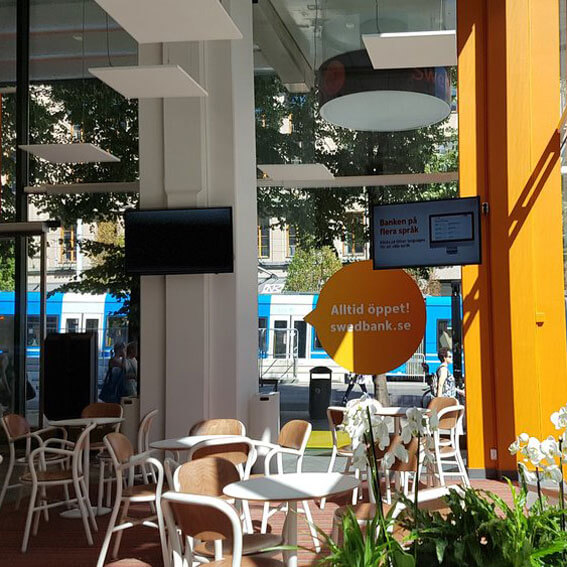 瑞典銀行使用定向揚(yáng)聲器